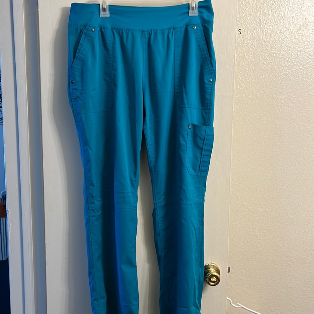 Blue scrub pants